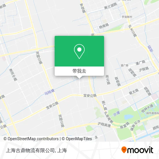 上海古鼎物流有限公司地图