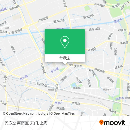 民东公寓南区-东门地图