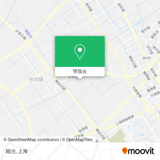顾泾地图