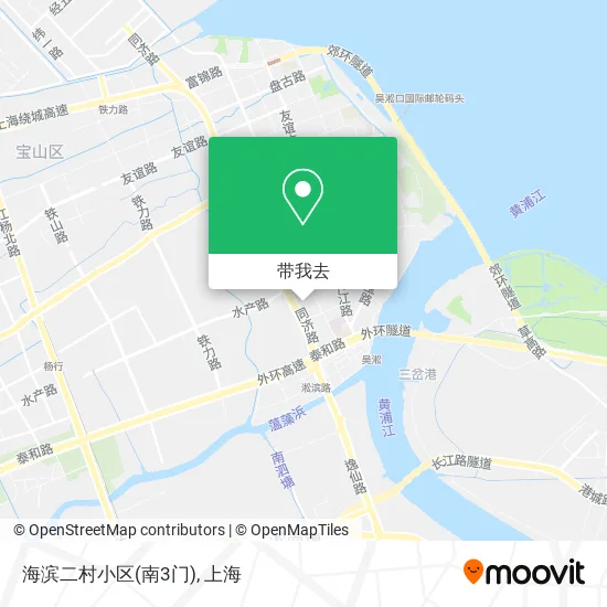 海滨二村小区(南3门)地图