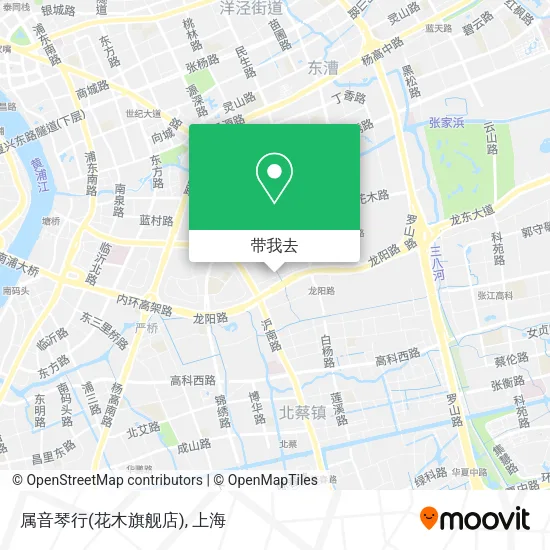 属音琴行(花木旗舰店)地图