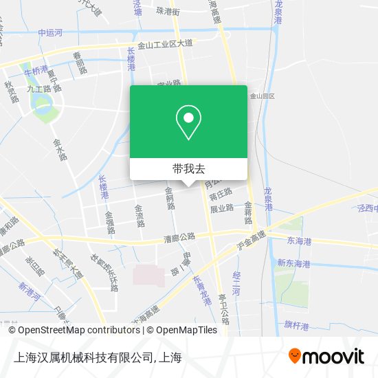 上海汉属机械科技有限公司地图