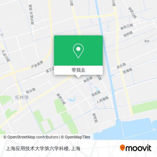 上海应用技术大学第六学科楼地图