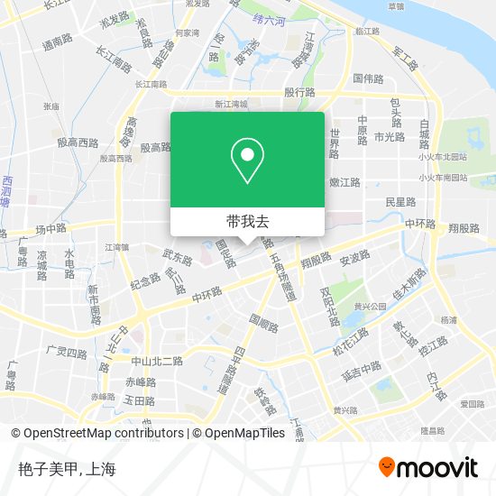 艳子美甲地图