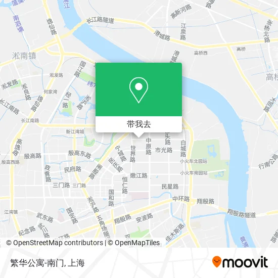 繁华公寓-南门地图