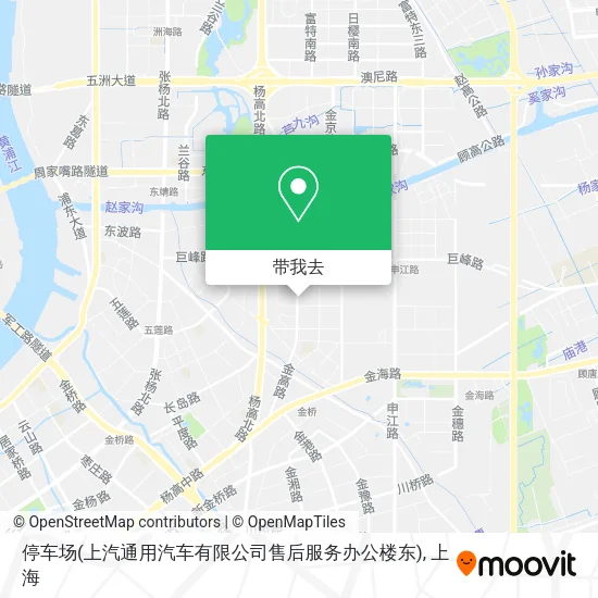停车场(上汽通用汽车有限公司售后服务办公楼东)地图