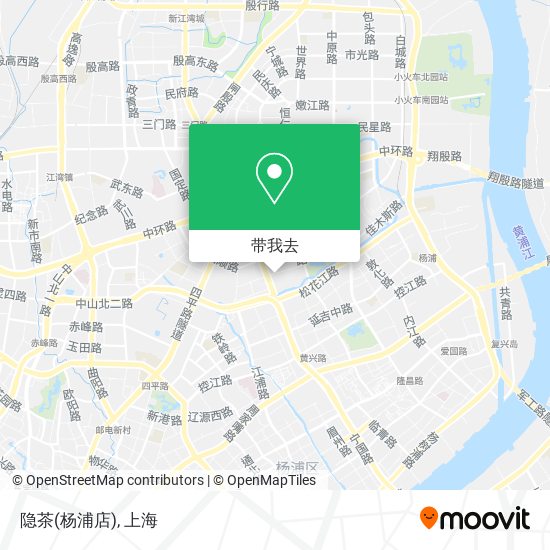 隐茶(杨浦店)地图