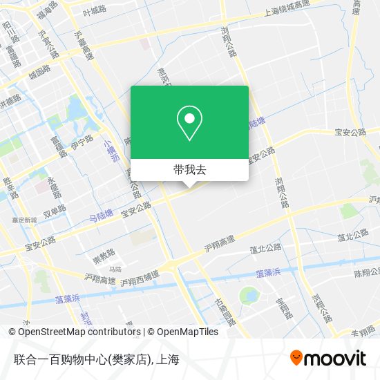 联合一百购物中心(樊家店)地图