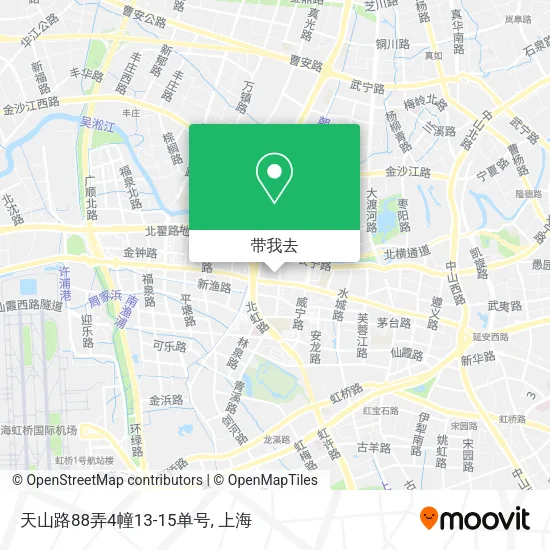 天山路88弄4幢13-15单号地图