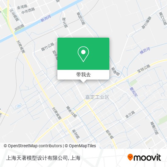 上海天著模型设计有限公司地图