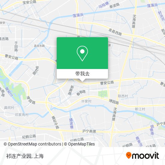 祁连产业园地图