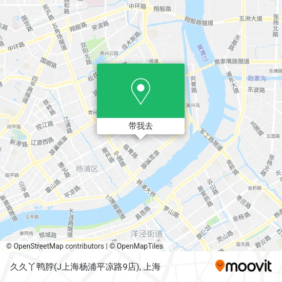 久久丫鸭脖(J上海杨浦平凉路9店)地图