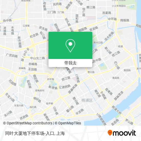 同叶大厦地下停车场-入口地图