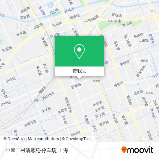 申莘二村清馨苑-停车场地图