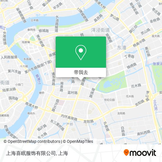 上海喜眠服饰有限公司地图
