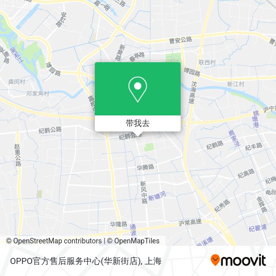 OPPO官方售后服务中心(华新街店)地图