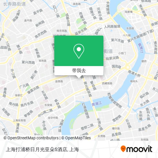 上海打浦桥日月光亚朵S酒店地图