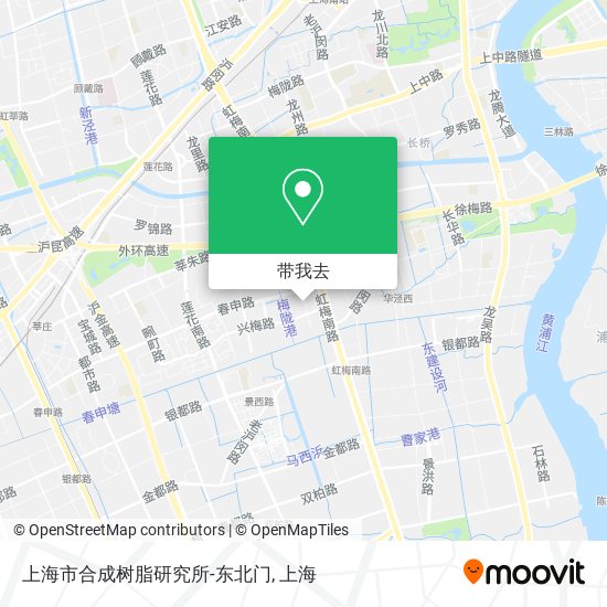 上海市合成树脂研究所-东北门地图