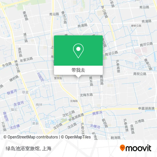 绿岛池浴室旅馆地图