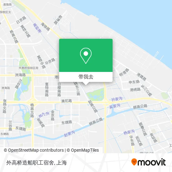 外高桥造船职工宿舍地图
