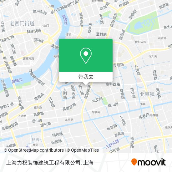 上海力权装饰建筑工程有限公司地图