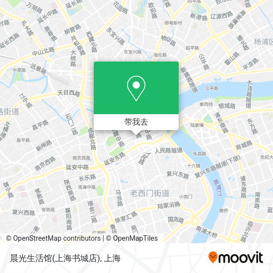 晨光生活馆(上海书城店)地图