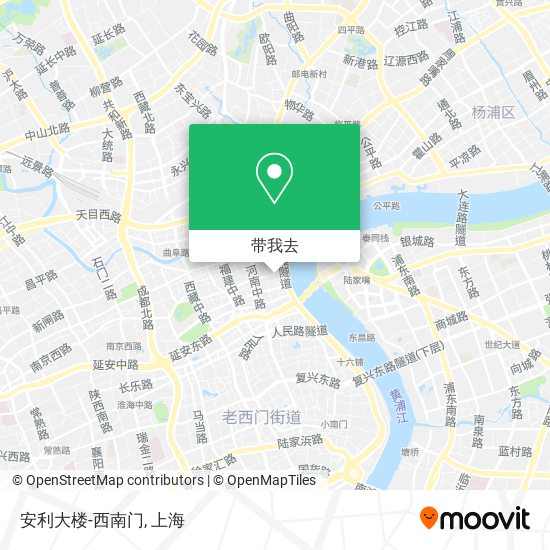 安利大楼-西南门地图