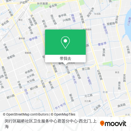 闵行区颛桥社区卫生服务中心君莲分中心-西北门地图