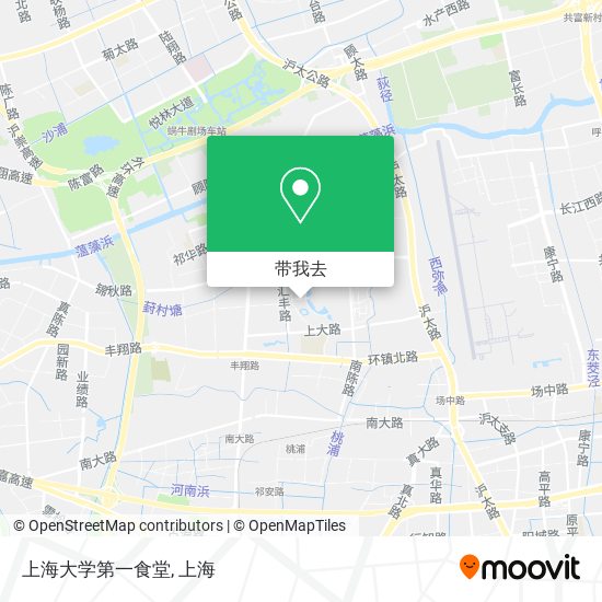 上海大学第一食堂地图