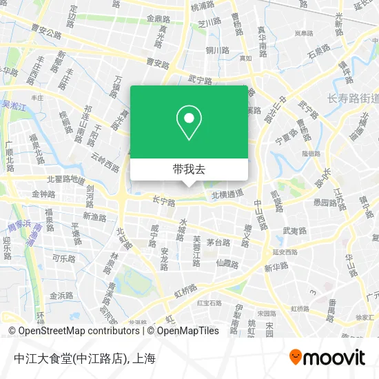 中江大食堂(中江路店)地图