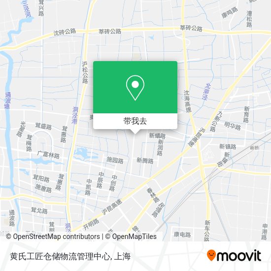 黄氏工匠仓储物流管理中心地图