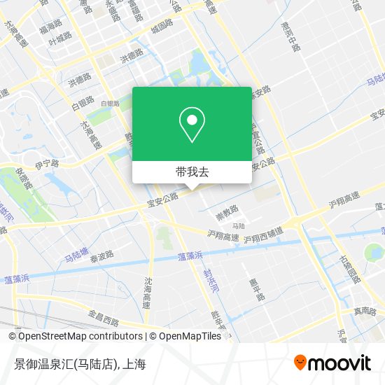 景御温泉汇(马陆店)地图