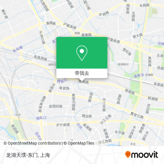 龙湖天璞-东门地图