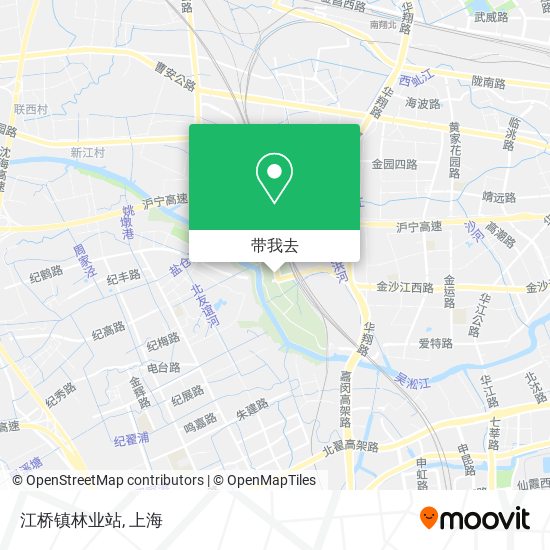 江桥镇林业站地图