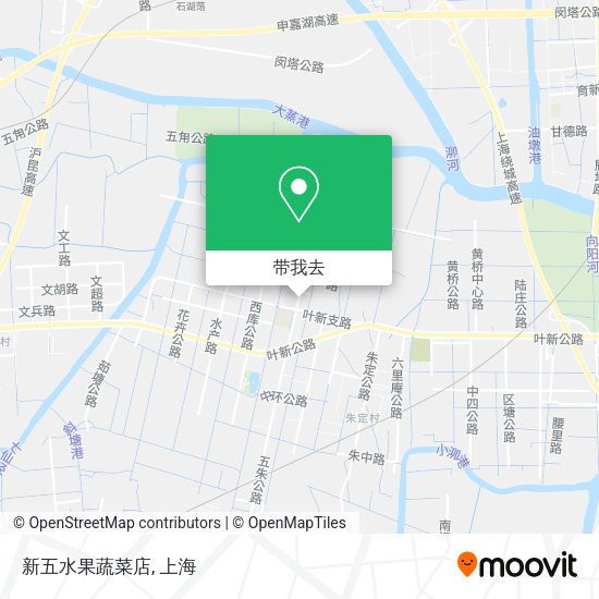 新五水果蔬菜店地图