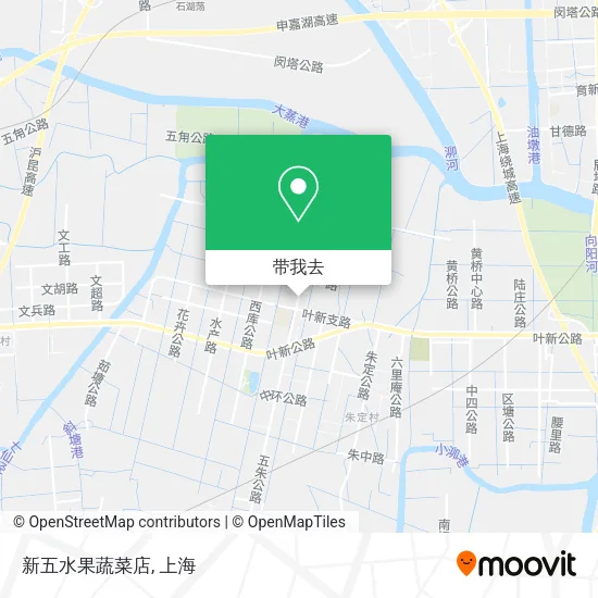 新五水果蔬菜店地图