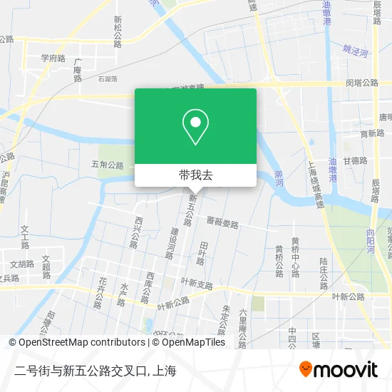 二号街与新五公路交叉口地图