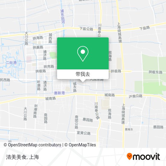清美美食地图