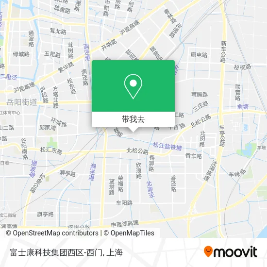 富士康科技集团西区-西门地图