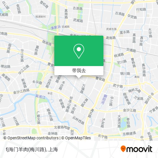 fj海门羊肉(梅川路)地图