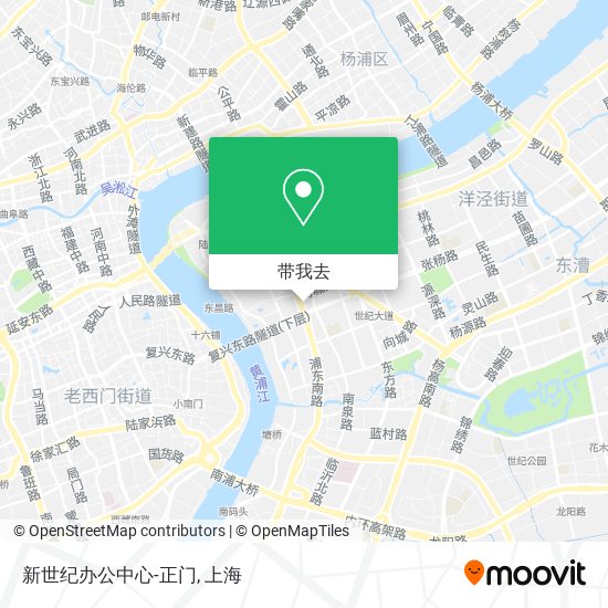 新世纪办公中心-正门地图