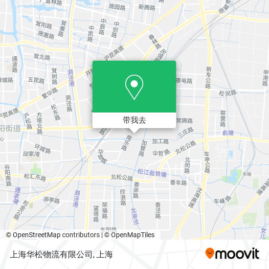 上海华松物流有限公司地图