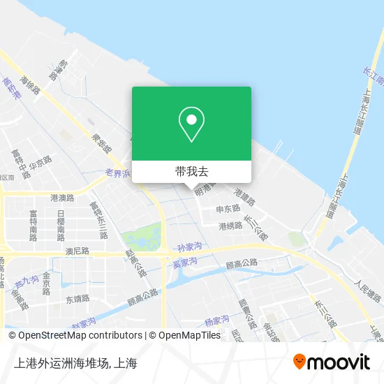 上港外运洲海堆场地图
