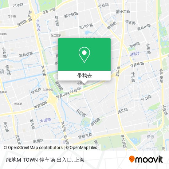 绿地M-TOWN-停车场-出入口地图