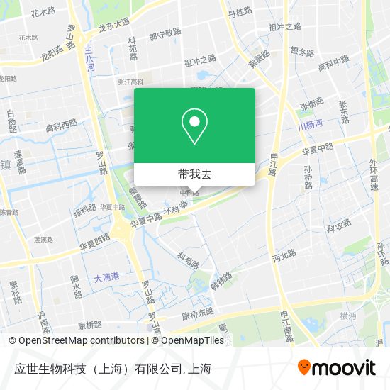 应世生物科技（上海）有限公司地图