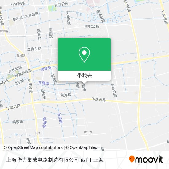 上海华力集成电路制造有限公司-西门地图