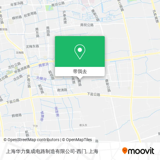 上海华力集成电路制造有限公司-西门地图