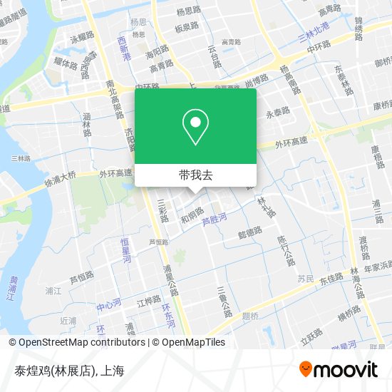 泰煌鸡(林展店)地图