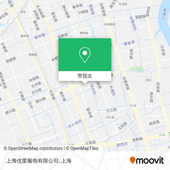 上海优栗服饰有限公司地图