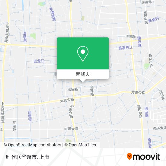 时代联华超市地图